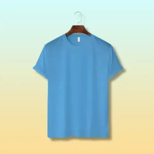 Men's Premium Solid T-Shirt- Sky